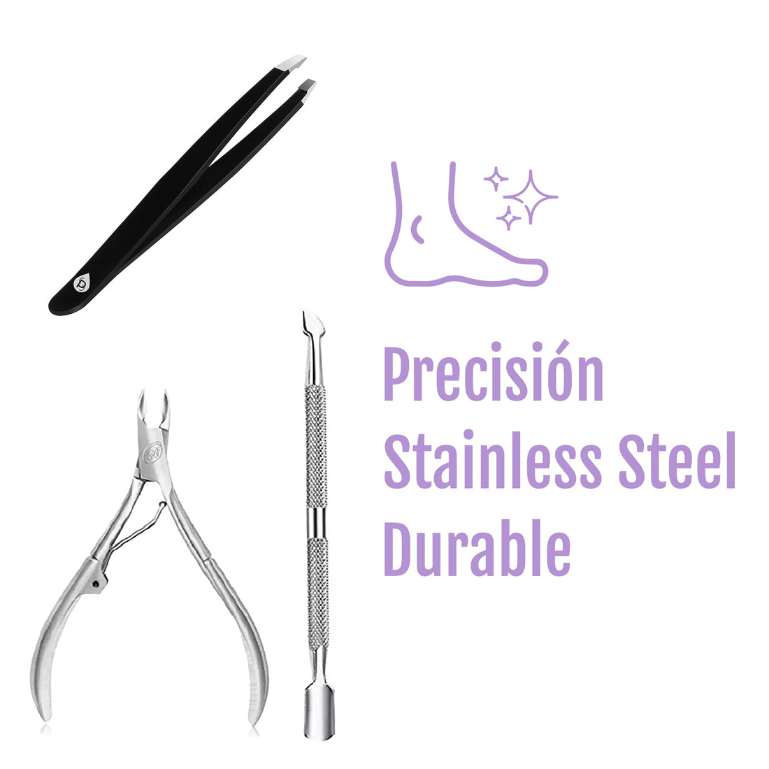 Precision Perfection Bundle: Slant Tip Tweezer + Salon-Grade Nail Care