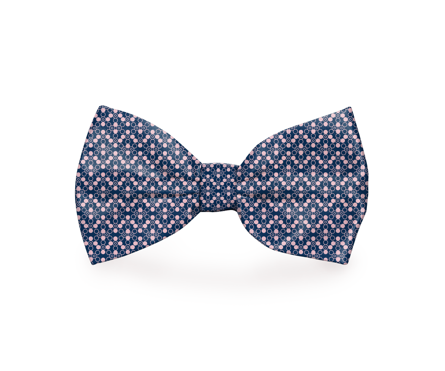 Pink &amp; Blue Dog Bow Tie