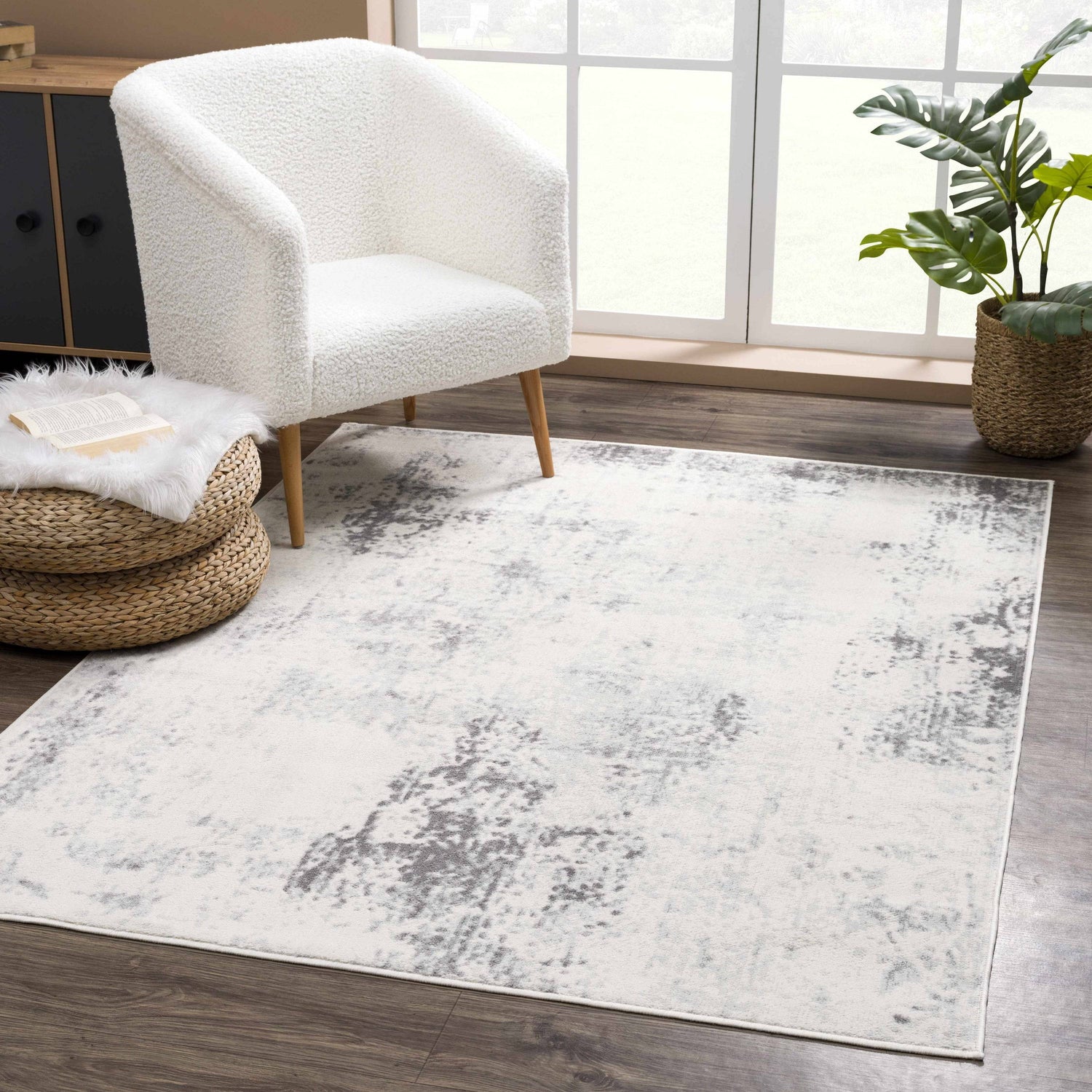Tigrima Gray &amp; Ivory 2321 Area Rug - Clearance