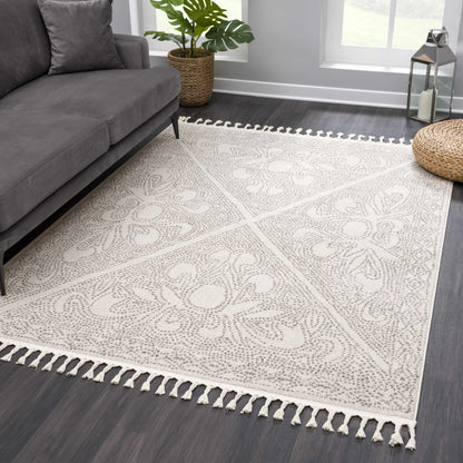 Birdwood Cream &amp; Brown Area Rug