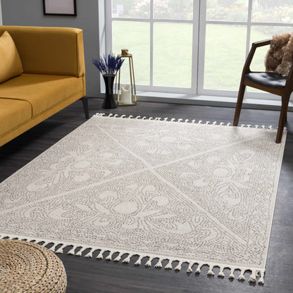 Birdwood Cream &amp; Brown Area Rug