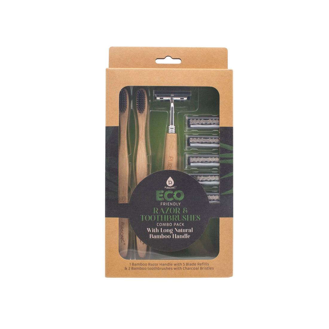 Eco Friendly Razor &amp; Toothbrushes Combo Pack