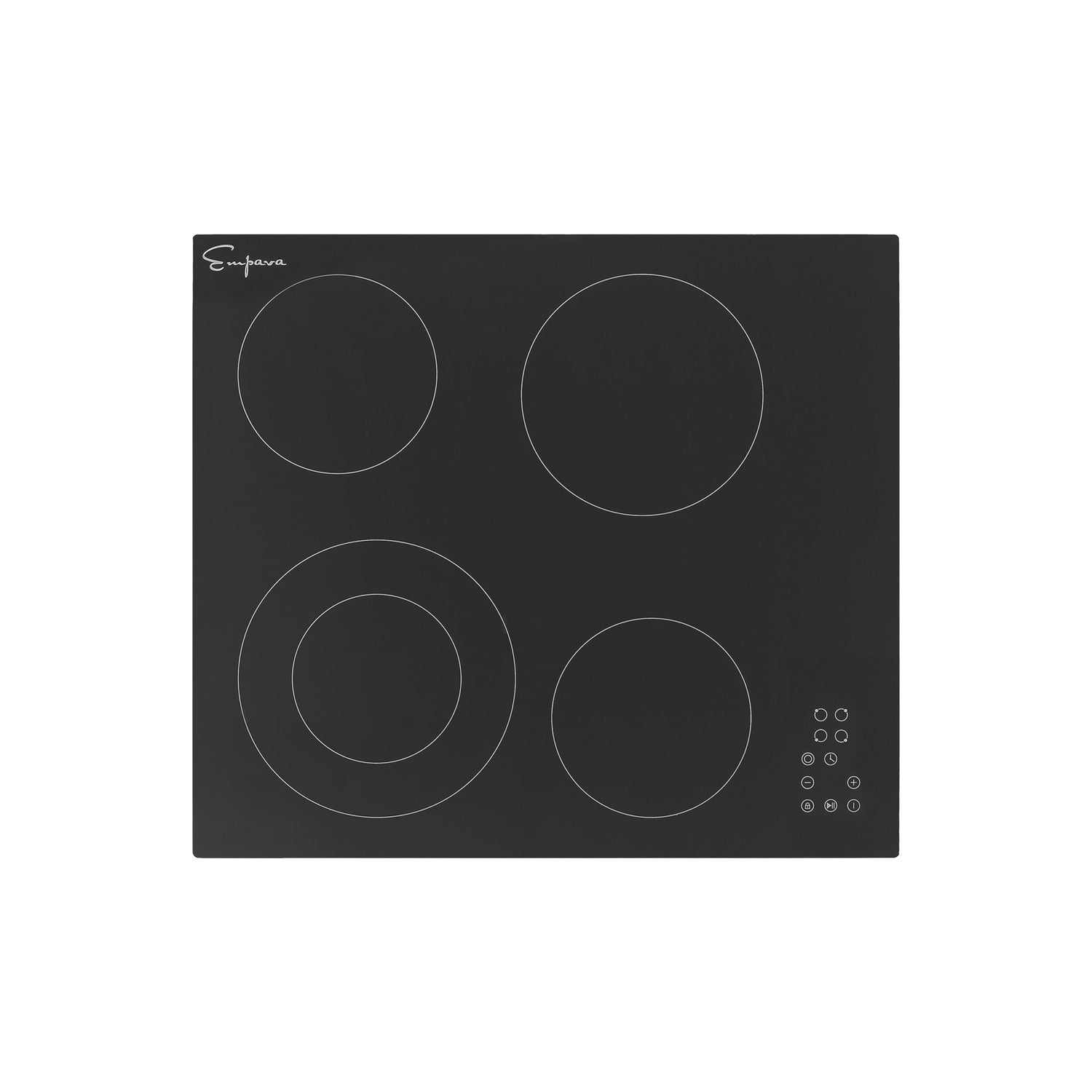 Empava 24REC11 24 Inch Black Electric Radiant Cooktop