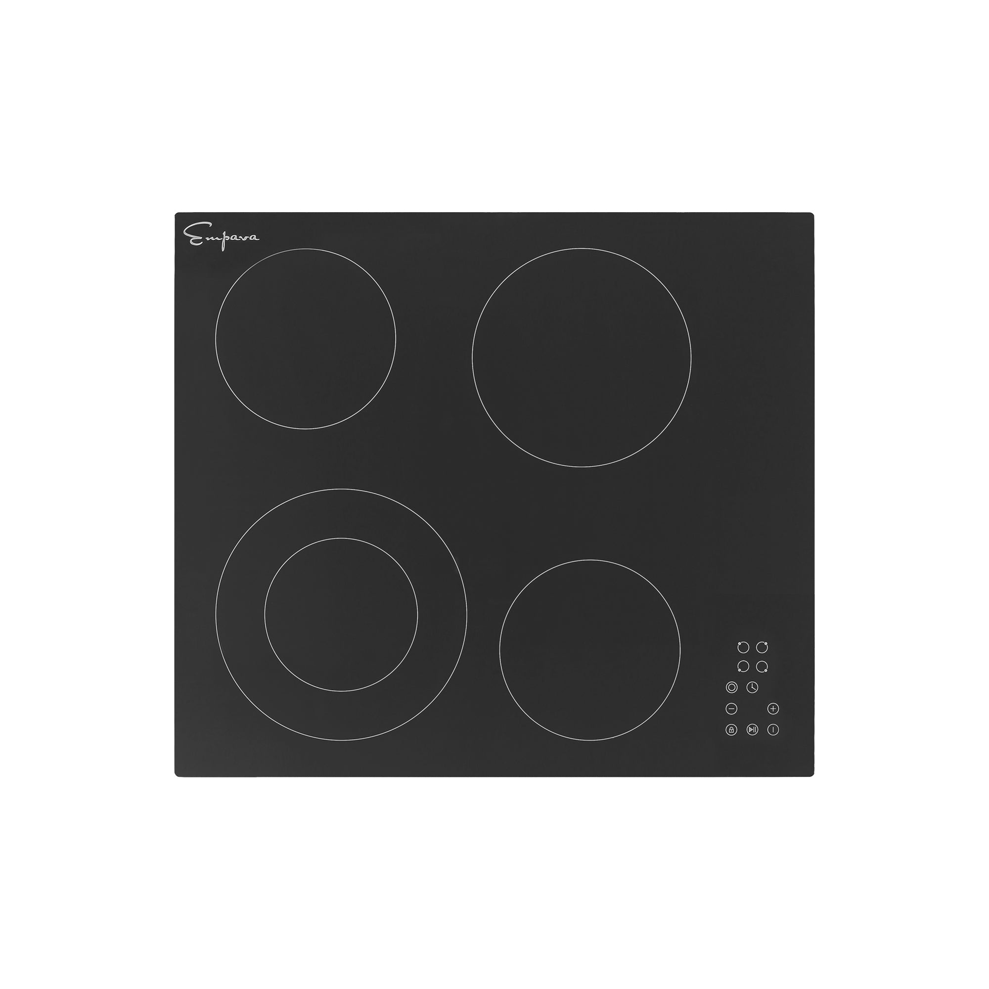 Empava 24REC11 24 Inch Black Electric Radiant Cooktop