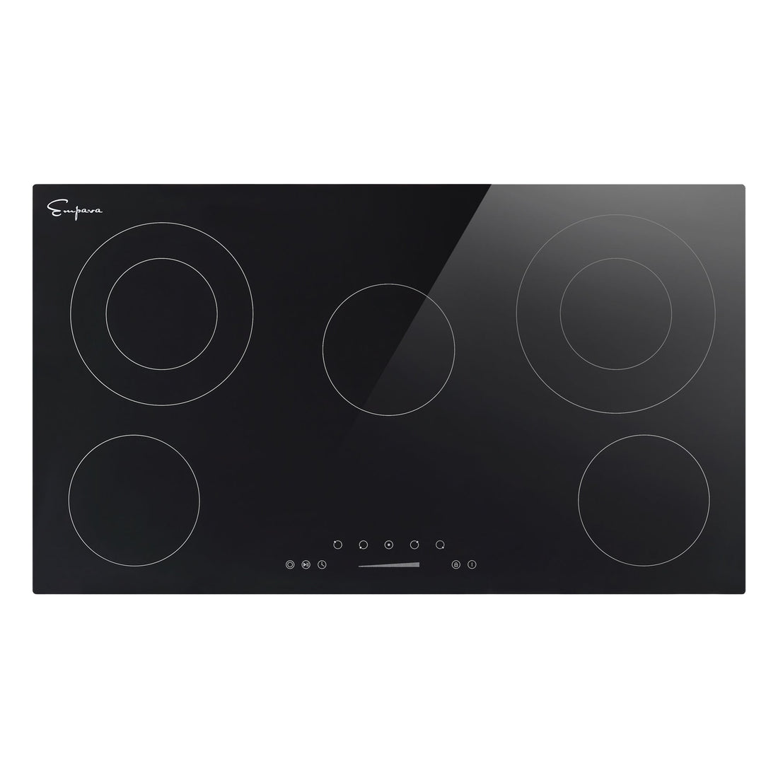 Empava 36REC14 36 Inch Black Electric Radiant Cooktop