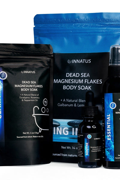 Luxury Dead Sea Spa Gift Set – Bath Salt, Magnesium Flakes, Magnesium
