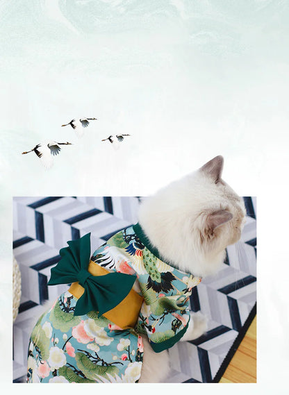 Clothes For Dog Cats Pet Summer Japanese Dog Clothes Kimono French Bulldog Corgi Chihuahua Shiba Inu Puppy Suit For Dogs