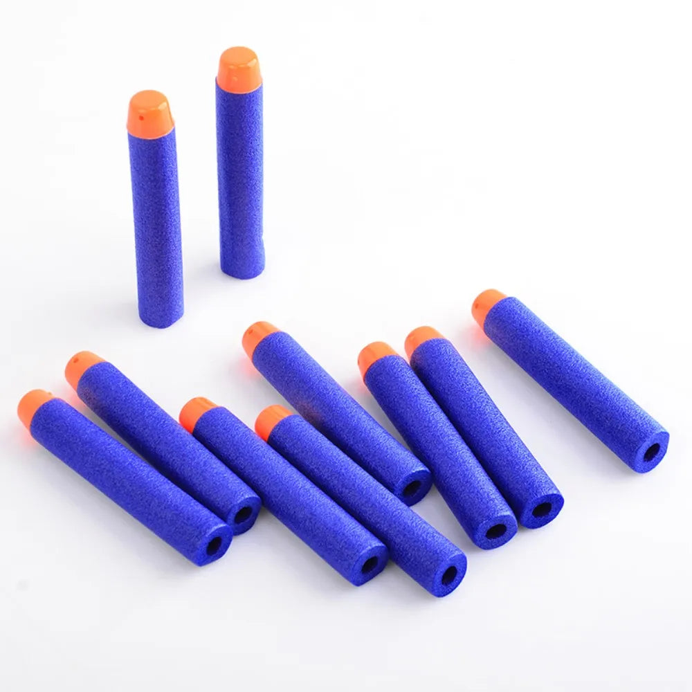 50Pcs/100pcs For Nerfs Soft Children Toy Gun Bullets Round Head Air Hole Foam Darts Bullet 7.2cm for Guns Accessories