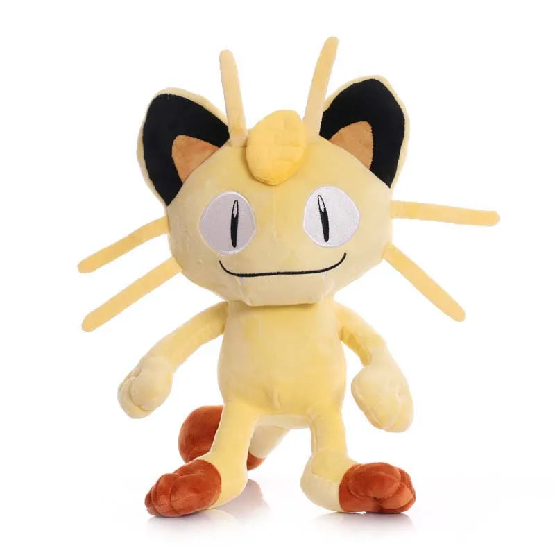 25cm TAKARA TOMY Meowth Plush Toys Doll Meowth Soft Stuffed Animals Plush Dolls Gifts for Kids Children Birthday Gifts