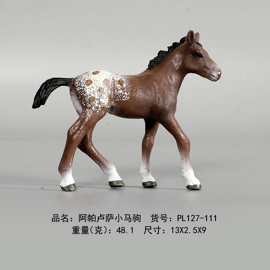 Simulation Horse Models Action Figure Toys,Plastic Action PVC Model Horse Baby Figurine Collection Doll For Kid Educational Toy