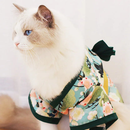Clothes For Dog Cats Pet Summer Japanese Dog Clothes Kimono French Bulldog Corgi Chihuahua Shiba Inu Puppy Suit For Dogs