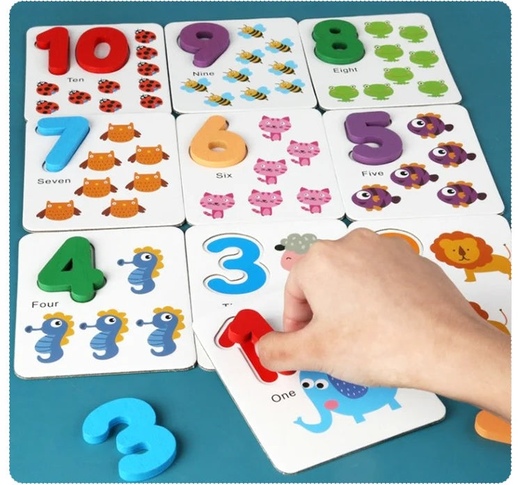 Wooden Spelling Puzzle Game Children English Letter Learning Education Toys for Kids Alphabet Preschool Teaching Aids Match Toys