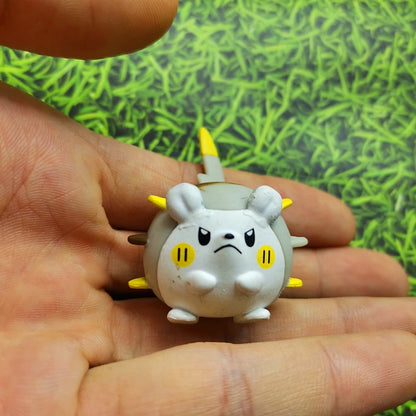 Genuine Pokemon 4cm Mew Cubone Snorlax Eevee Totodile Larvitar Jigglypuff Anime Action Figure Toys  Dolls Child Birthday Gift