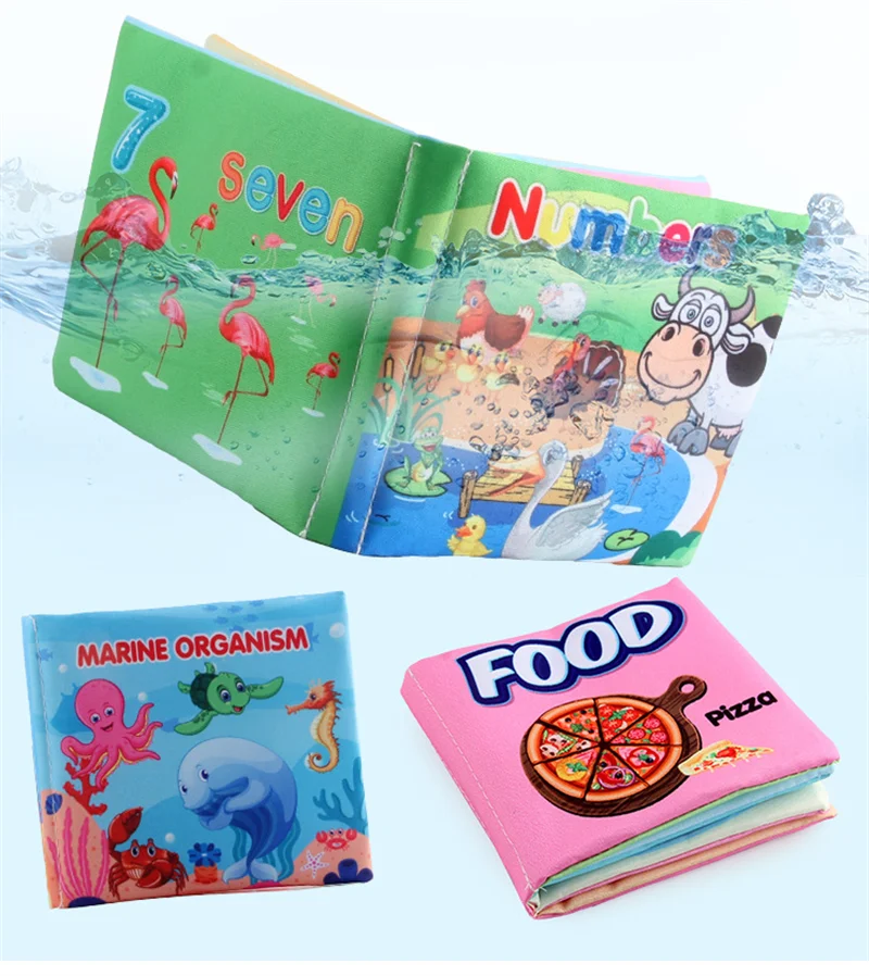 0-12 Months Baby Cloth Book Fruits Animals Cognize Puzzle Book Infant Kids Early Learning Educational Fabric Books Toys игрушк