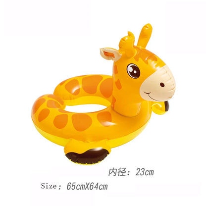 inflatable animal Giant Horse Swam Inflatable Kid Ride-on Outdoor Children Toy Float Inflatable Swan Ring Summer Holiday Water