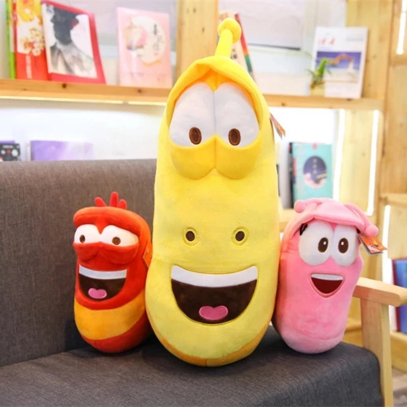 Anime Movie 35/65CM Giant Size Insect Slug Creative Larva Plush Toy Stuffed Soft Cartoon Pillow Children Kids Christmas Present