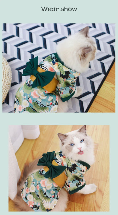 Clothes For Dog Cats Pet Summer Japanese Dog Clothes Kimono French Bulldog Corgi Chihuahua Shiba Inu Puppy Suit For Dogs