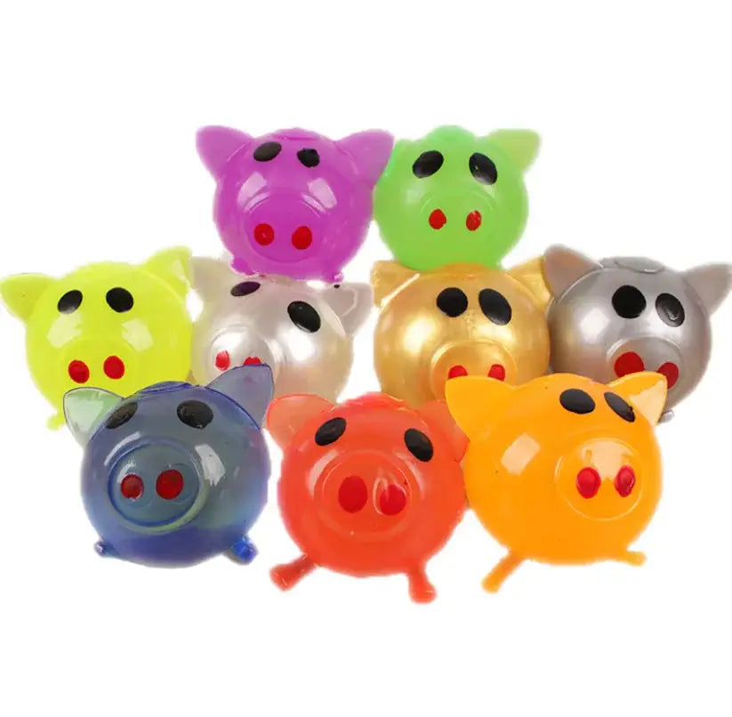 jello pig Interesting Decompression Toys Jello Pig Cute Anti Stress Splat Water Pig Ball Vent Toy Venting Sticky For Adult Kids