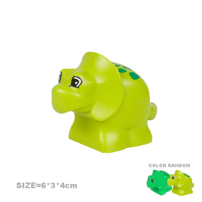 Big Size Building Blocks Accessories Shark Penguin Whale Dinosaur Compatible bricks Animals Interactive Educational Toys for Kid