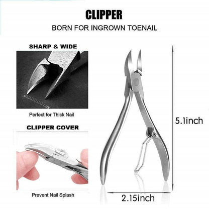 Professional Pedicure Tools Ingrown Toenail Tools Kit Nail Care
