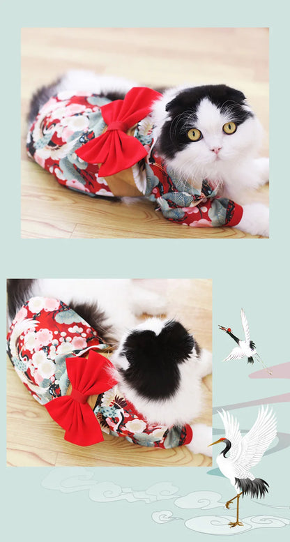 Clothes For Dog Cats Pet Summer Japanese Dog Clothes Kimono French Bulldog Corgi Chihuahua Shiba Inu Puppy Suit For Dogs