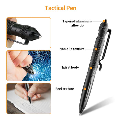 EDC Survival Kit Gear Tool Kit 47 IN 1 Emergency SOS Survival Tools Emergency Blanket Tactical Pen Flashlight Pliers Wire Saw