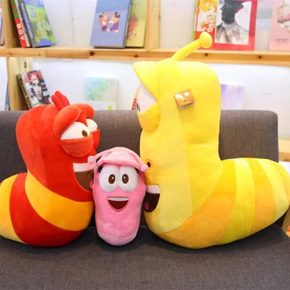 Anime Movie 35/65CM Giant Size Insect Slug Creative Larva Plush Toy Stuffed Soft Cartoon Pillow Children Kids Christmas Present