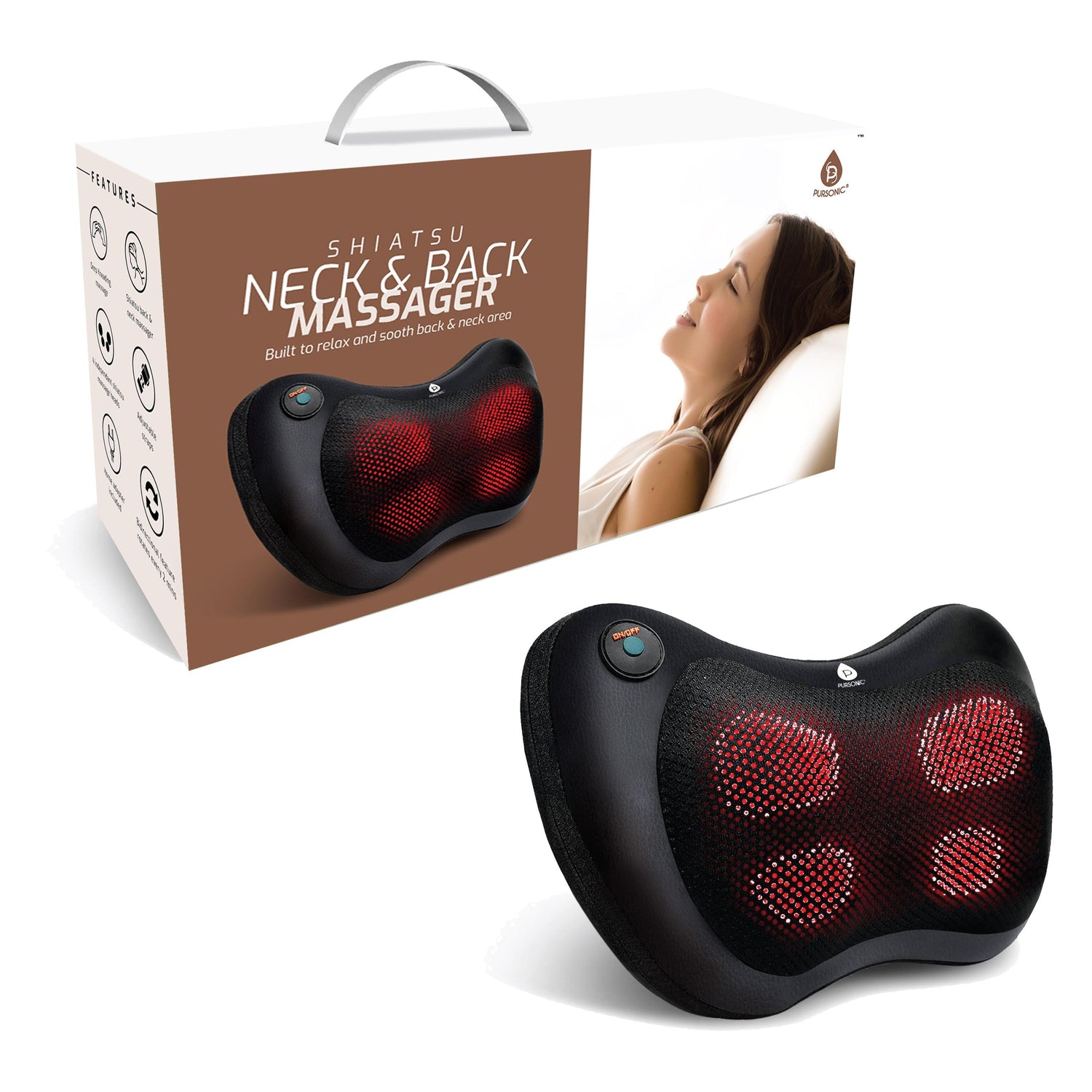 Shiatsu Heating Neck &amp; Back Massager
