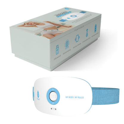Stomach &amp; Back Massager, 3 Vibration Levels, 3 Heat Settings &amp; USB