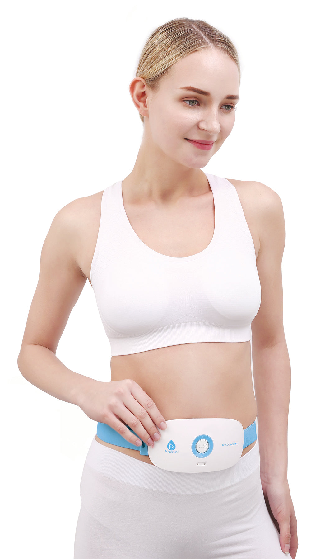 Stomach &amp; Back Massager, 3 Vibration Levels, 3 Heat Settings &amp; USB