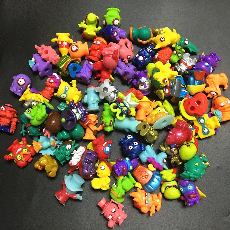 20Pcs Zomlings Anime Trash Dolls Action Figures 3CM Model Toy Kids Playing Superzings Garbage Doll Christmas Gift Sale