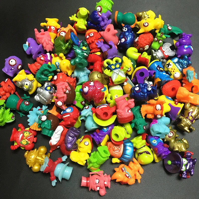 20Pcs Zomlings Anime Trash Dolls Action Figures 3CM Model Toy Kids Playing Superzings Garbage Doll Christmas Gift Sale