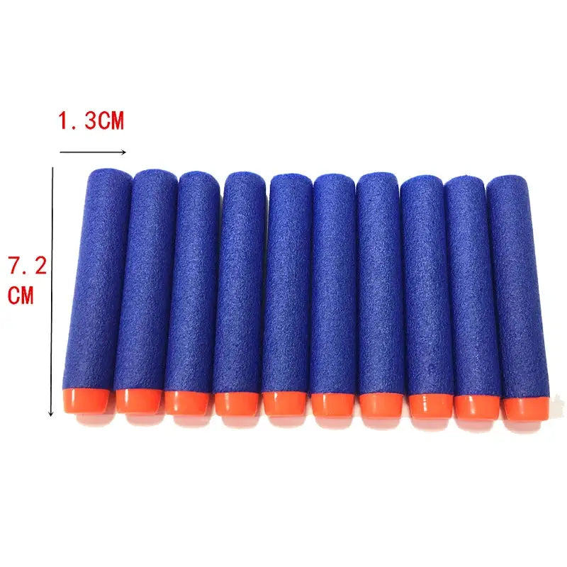 Refill Darts Bullets For Nerf  N-Strike Elite Series Blasters Children Toy Gun Blue Soft Bullet Foam Guns Accessories Fake Gun