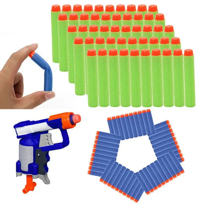 Refill Darts Bullets For Nerf  N-Strike Elite Series Blasters Children Toy Gun Blue Soft Bullet Foam Guns Accessories Fake Gun