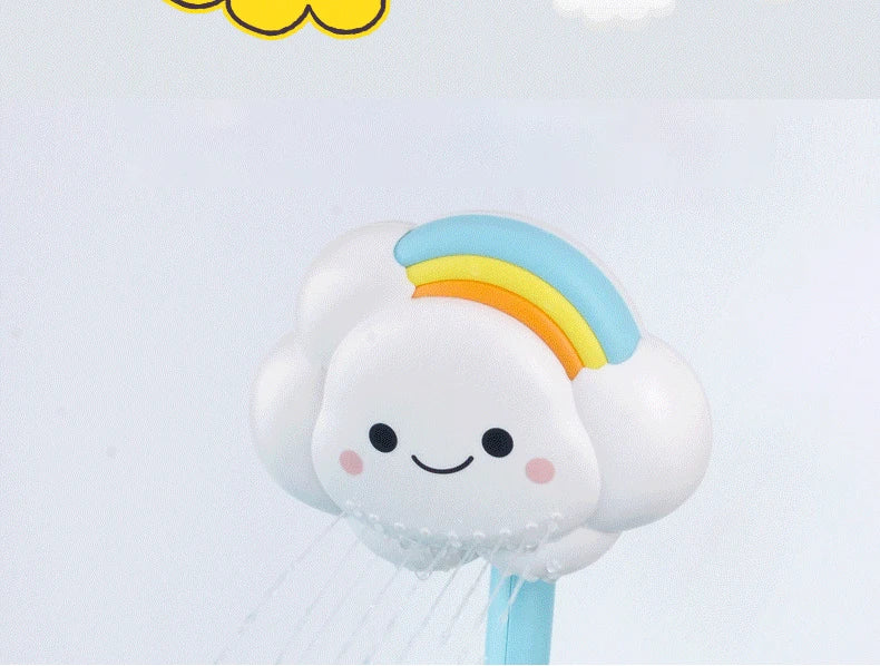 Bath Toys for Kids Baby Water Game Clouds Model Faucet Shower Water Spray Toy For Children Squirting Sprinkler Bathroom Baby Toy