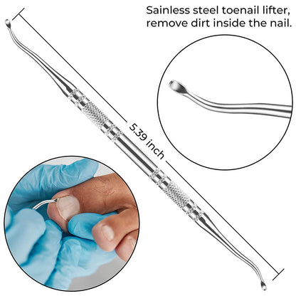 11Pcs/Set Ingrown Toenail Tools Kit Nail Care Pedicure Tools