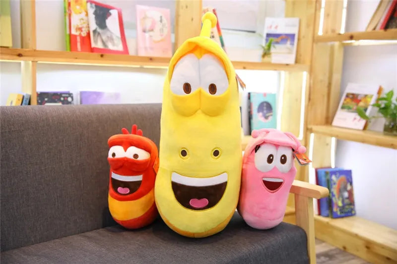 Anime Movie 35/65CM Giant Size Insect Slug Creative Larva Plush Toy Stuffed Soft Cartoon Pillow Children Kids Christmas Present