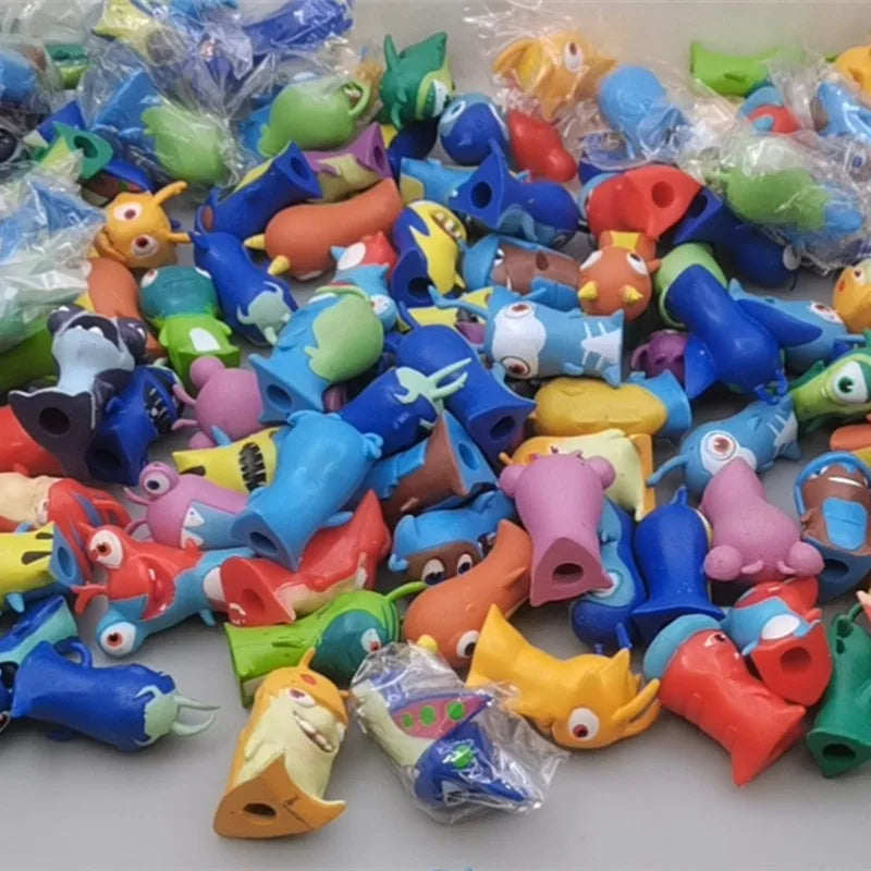 5pcs no repeat 4cm slugterra Action figure joint doll PVC slug terra model kids gift slug it ot