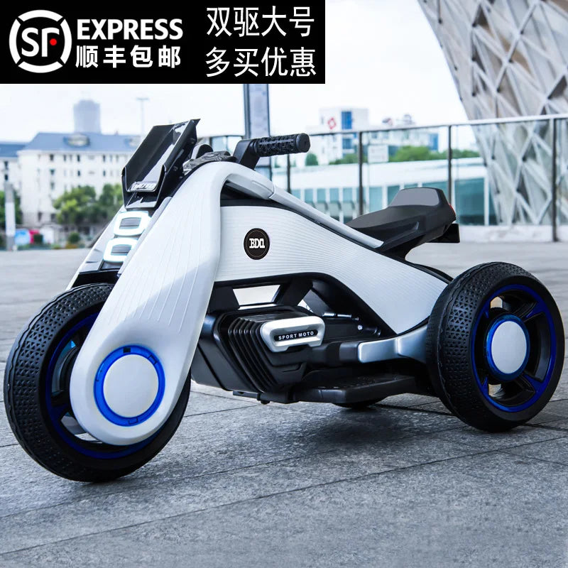 6v7a Eletric Motorbike Car Mp3 Usb Sd Available For Download Music Led Light English Early Educational Outdoor Toys Sports Three