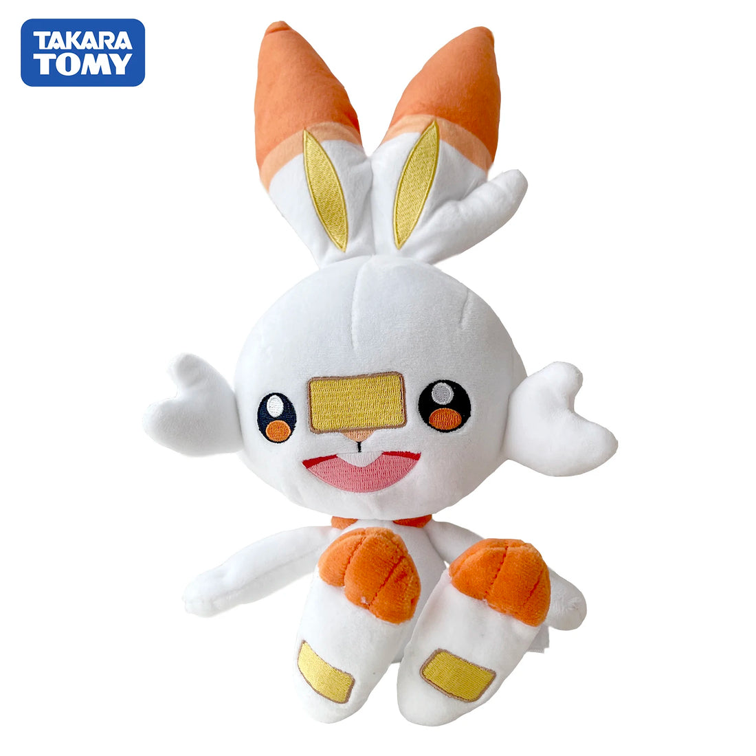 HQ Scorbunny Plush Toy Sword and Shield Pokemon Peluche Stuffed Doll Cartoon Bunny Rabbit Christmas Gift