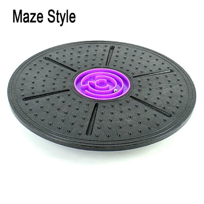 Yoga Balance Board Disc Stability Round Plates Exercise Trainer for Fitness Sports Waist Wriggling Fitness Balance Board XA275A