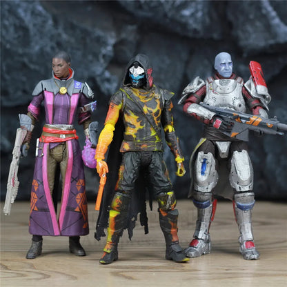 DESTINY 2 Vanguard Mentor COMMANDER ZAVALA CAYDE-6 IKORA REY 7&quot; Action Figure Statue Collectible Bungie Game Doll Toys