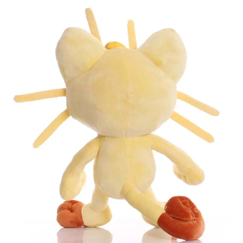 25cm TAKARA TOMY Meowth Plush Toys Doll Meowth Soft Stuffed Animals Plush Dolls Gifts for Kids Children Birthday Gifts