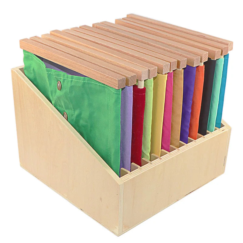 Montessori Baby Toy Dressing Cloth 1 Lot= 12Pcs with Wooden Frame Materials Teaching Aids Learning Education Preschool Training