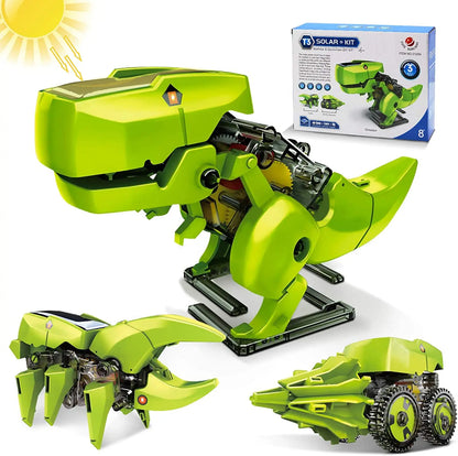 13 In 1 Solar Robot Kits Educational Toys STEM Technology Learning Block Spaceship Robotics Dinosaur Toy For Kids Children Gifts