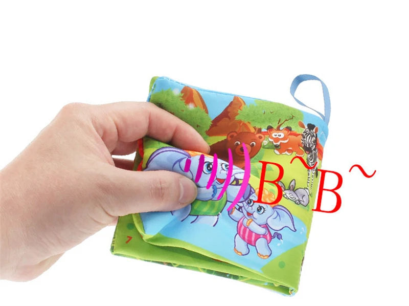 0-12 Months Baby Cloth Book Fruits Animals Cognize Puzzle Book Infant Kids Early Learning Educational Fabric Books Toys игрушк