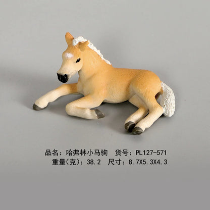 Simulation Horse Models Action Figure Toys,Plastic Action PVC Model Horse Baby Figurine Collection Doll For Kid Educational Toy