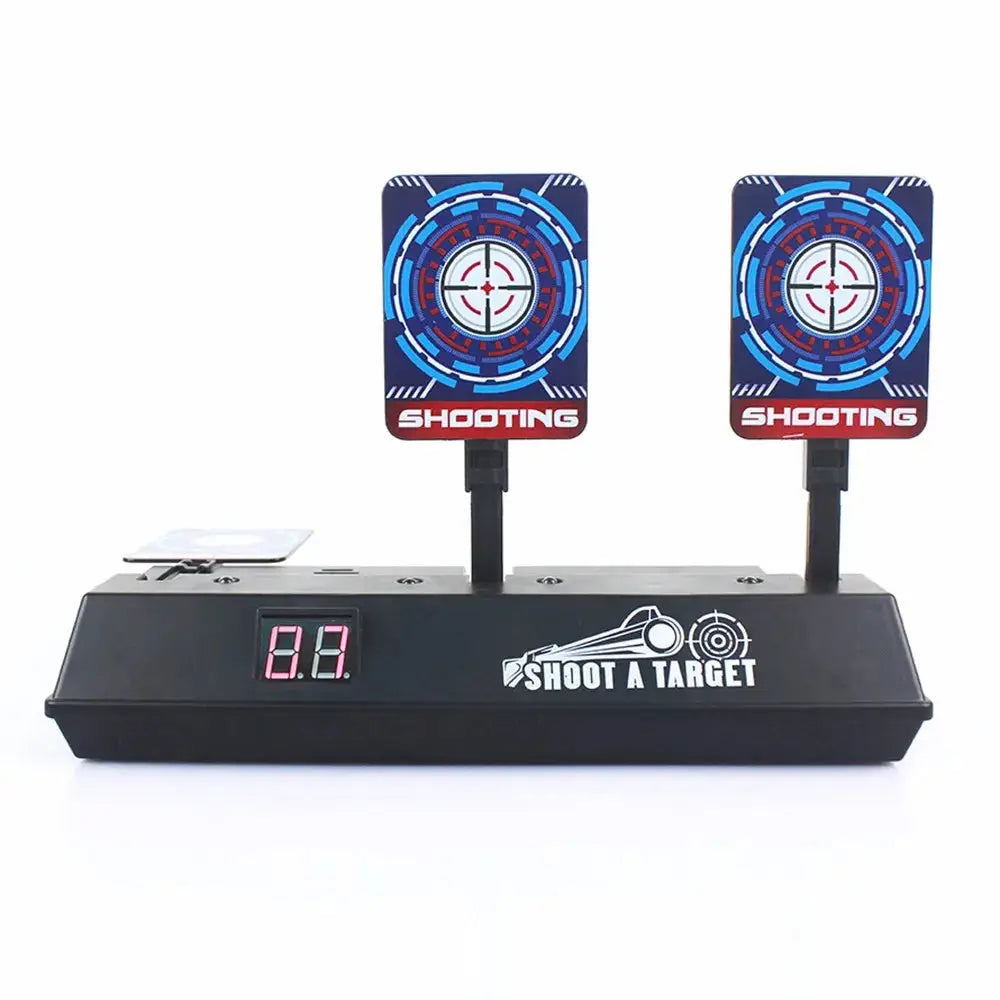 Auto-Reset Electric Target For Nerf Guns Bullets Toys For Beads Blaster Gun Toy Parts High Precision Scoring Practice Target