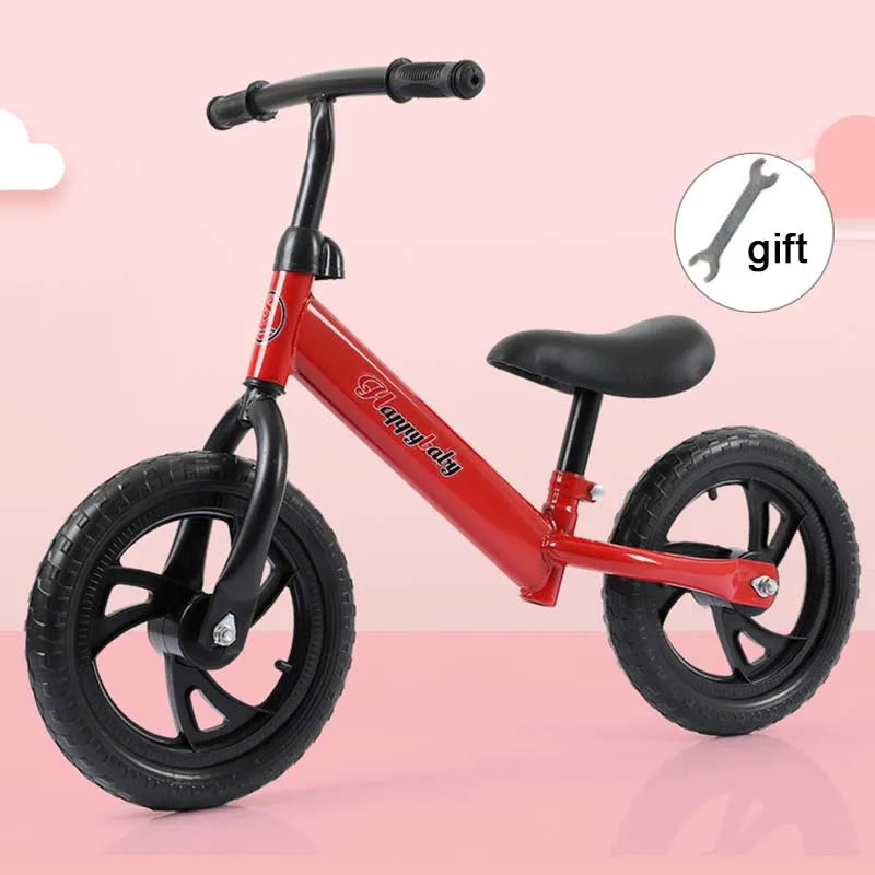 Ride On Toys Kids Balance Bike No Pedals Height Adjustable Bicycle Riding Walking Learning Scooter With 360° Rotatable Handlebar