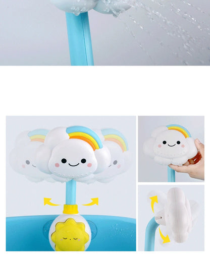 Bath Toys for Kids Baby Water Game Clouds Model Faucet Shower Water Spray Toy For Children Squirting Sprinkler Bathroom Baby Toy